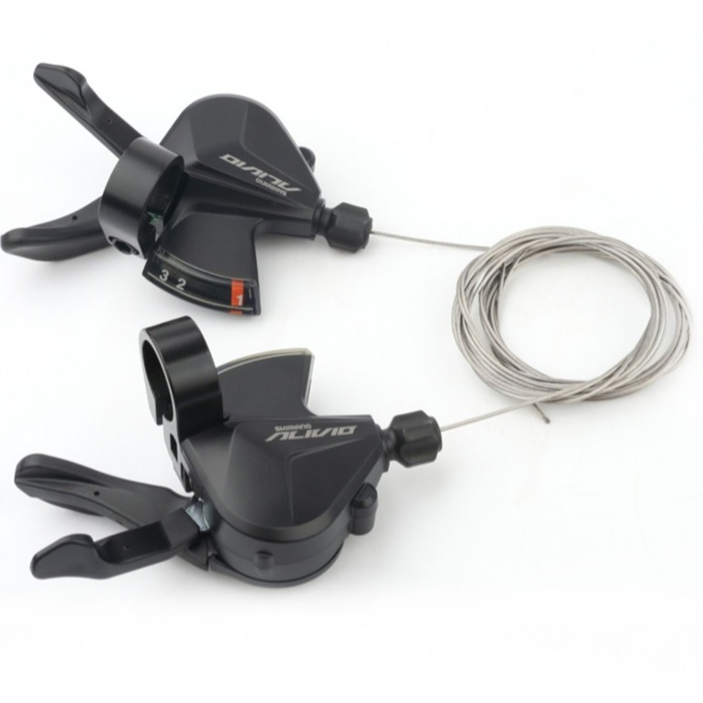 Bộ tay bấm xả/Tay đề cho Xe đạp thể thao Shimano Altus SL-M370 3x9 Speed, Tay đề cao cấp Xe đạp
