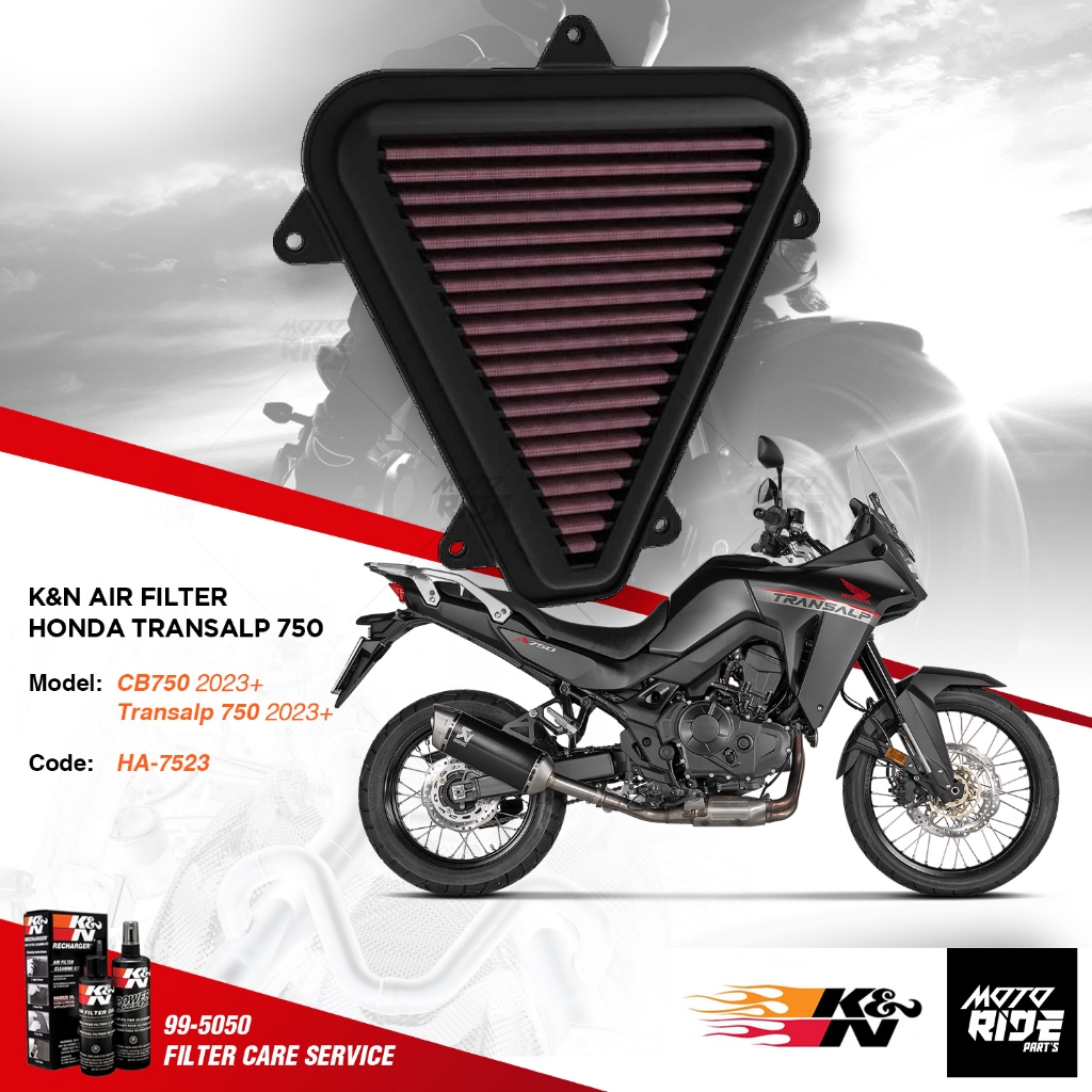 K&N HA-7523 LỌC GIÓ CHO HONDA CB750 HORNET / TRANSALP 750