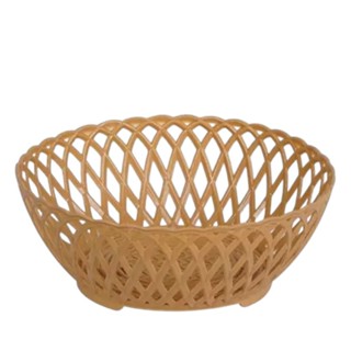 [Choice] Rổ tròn mây nhựa Việt Nhật NH372 size nhỡ 21cm nhựa đựng hoa quả, rổ rau sống đan mây