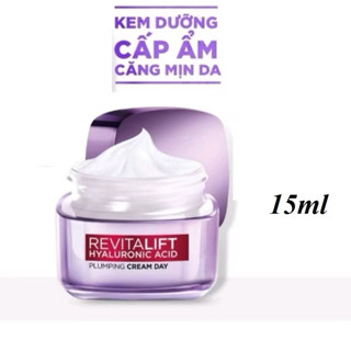 15ml Kem Dưỡng HA Loreal Siêu Cấp Ẩm Căng Mịn Da (màu tím)