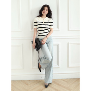  LIN CLOSET  QDL175 - QDL177  Quần jean suông basic lưng cao trendy style Hàn Quốc - OCTOBER COLLECTION 