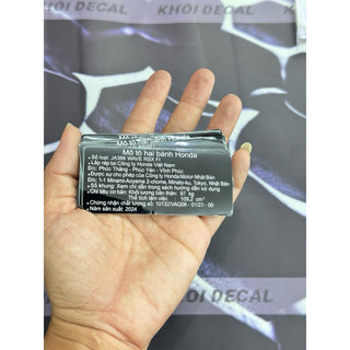 Tem thông số Wave Rsx hàng  Zin chuẩn  Hãng