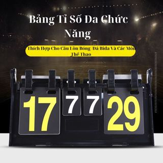 Bảng Lật Tỉ Số Dành Cho Bida - Tennis - Cầu Lông - Bóng Bàn Và Các Môn Thể Thao - Bảng Tỉ Số