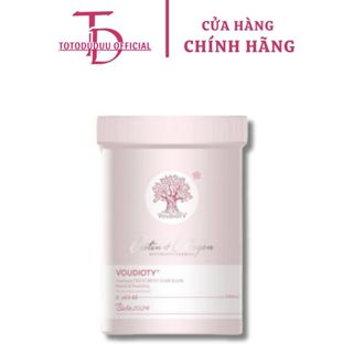Kem ủ tóc, dầu hấp Biotin Collagen Voudioty Pink 500ML, giúp phục hồi mềm mượt tóc