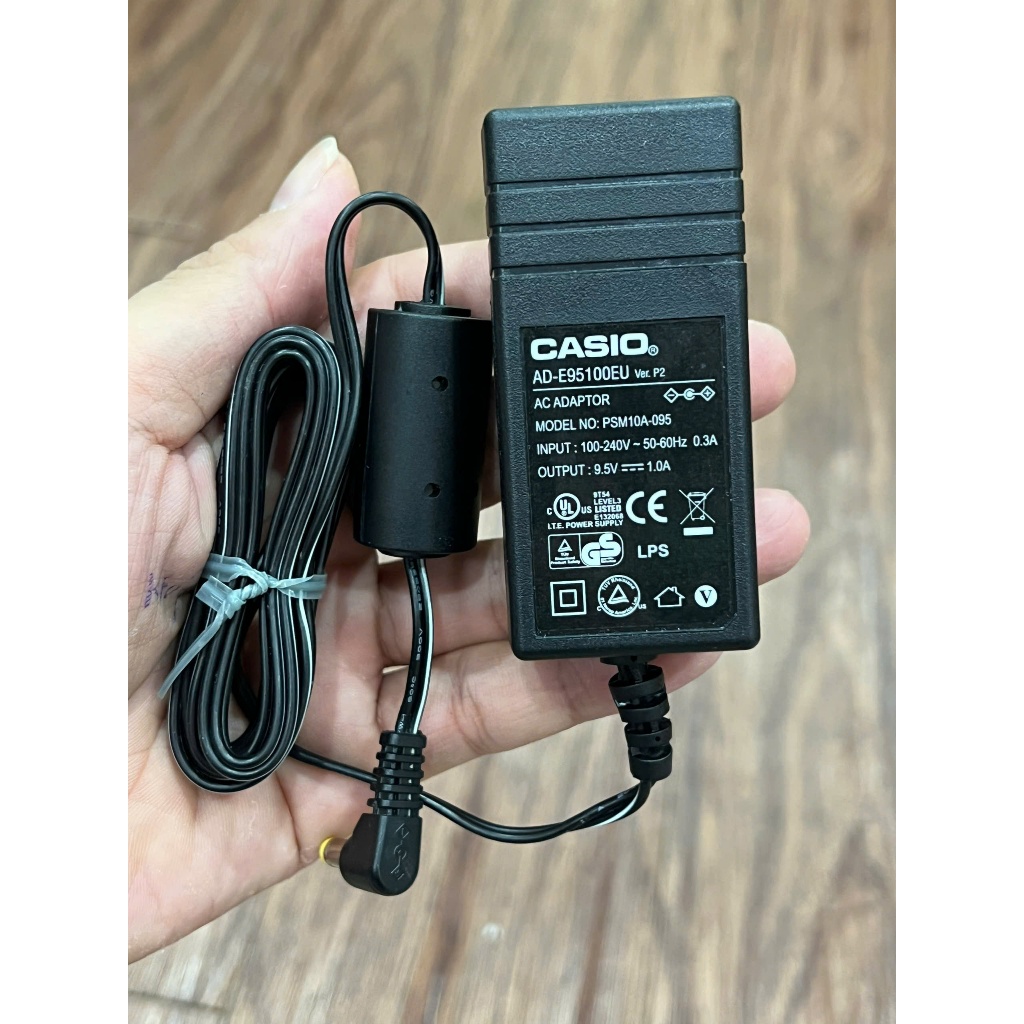 bộ nguồn 9.5v cho đàn casio LK-130 LK-190 LK-240 LK-247 LK-265 LK-280 >><><<