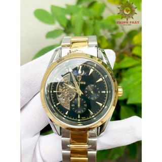 Đồng Hồ Nam Tevise Automatic - Máy Cơ Lộ Máy 795A Chạy 5 Kim Phong Cách Sang Trọng Case 41mm