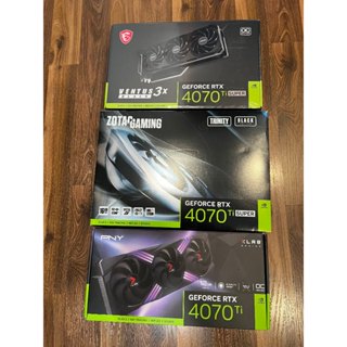 Card Đồ Hoạ GeForce RTX 4070 / 4070Ti / 4080 Super TUF, Zotac, MSI, Founders Edition