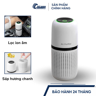 Máy lọc không khí ô tô Air Purifier ion âm khuếch tán hương thơm đa năng