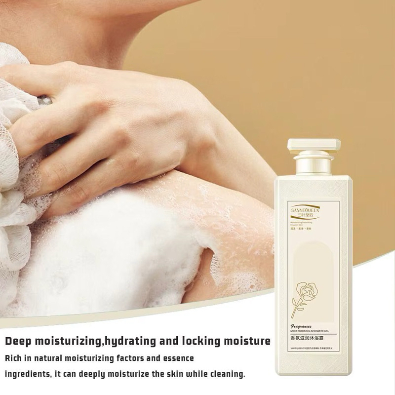Sữa Tắm SANYEQUEEN 800ML, Sữa Tắm Nước Hoa Hương Hoa Hồng- Dưỡng Ẩm, Dưỡng Trắng, Tắm Toàn Thân, Giữ Hương Lâu.