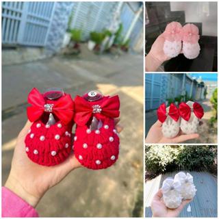 RẺ VÔ ĐỊCH GIÀY NGỌC ĐÍNH HỌA TIẾT XÁM ,GIÀY LEN ĐẦY THÁNG ,THÔI NÔI DỰ TIỆC CHO BÉ GÁI