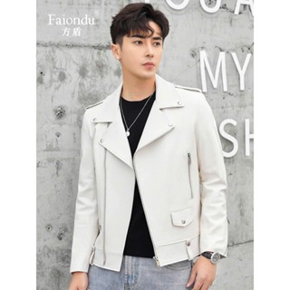 Áo khoác da nam Biker cao cấp lót lông cao cấp