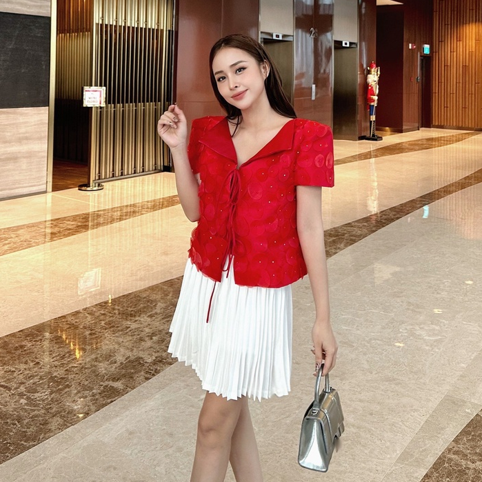 H2STORE - CHÂN VÁY NGẮN XẾP LY XÒE - QA03061