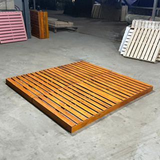 Pallet Gỗ Giường Cao Cấp Kín Gầm Nhập Khẩu-Loại Cao 10cm, Nan To, Không Đinh Dăm, Bảo Hành 12 Tháng