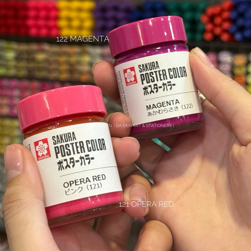[DA ĐEN] Màu Poster Hủ 30ml Sakura
