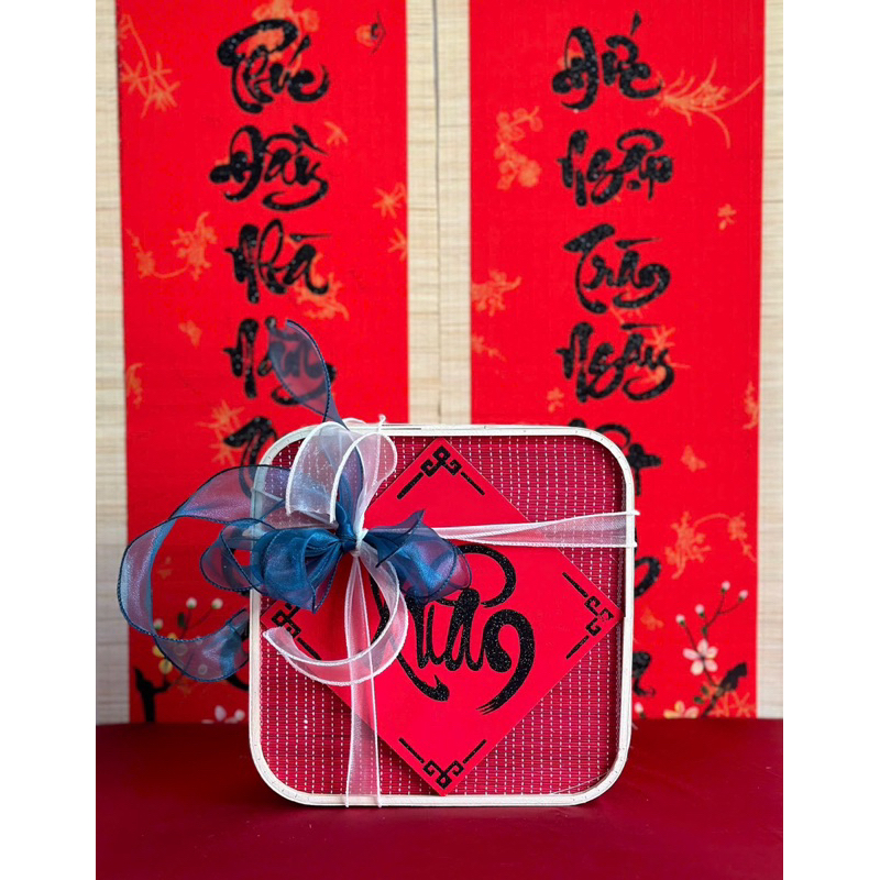 Hộp quà tết, hộp quà mây tre, giỏ quà tết