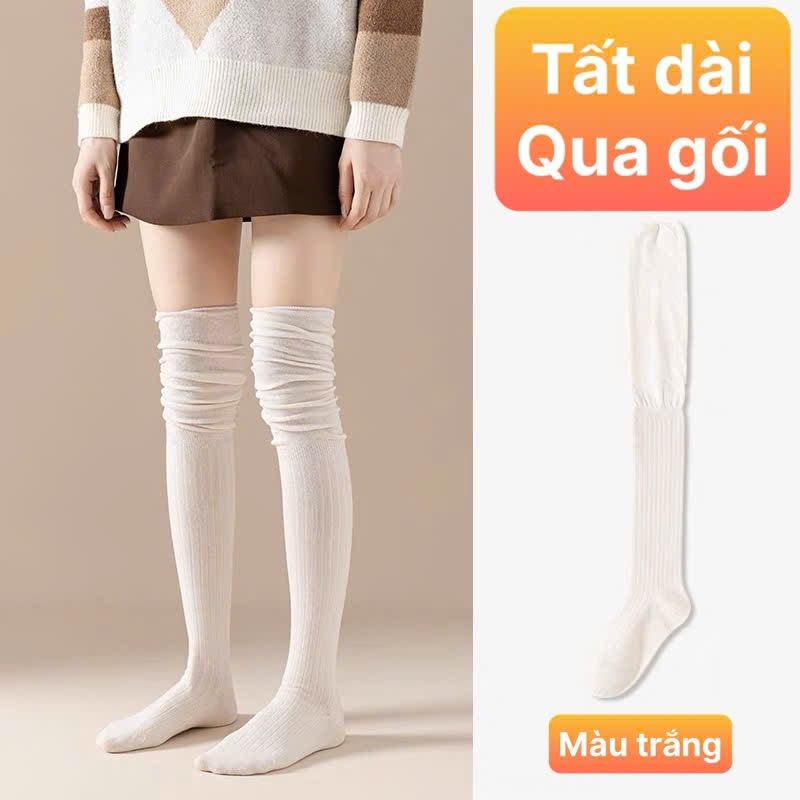 Tất Dài Nữ 2 Chất Liệu Vừa Giữ Ấm Vừa Thời Trang | BigBuy360 - bigbuy360.vn
