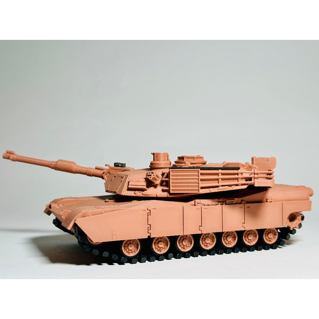 Đồ chơi Mô hình xe tăng Mỹ M1A2 Abrams tỉ lệ 1:48, Mô Hình quân sự Xe tank lắp ráp M1A2