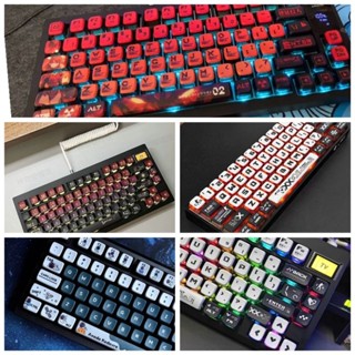 Keycap pudding tổng hợp anime Cyber Punk, EVA, Chrismast, Halloween, Matcha ... siêu đẹp cho bàn phím cơ