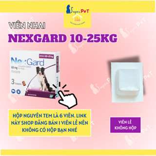 Viên Thuốc Trị Ve Chó NEXGARD 10-25kg, Thuốc Ve Chó Dạng Ăn, Thuốc Ve Chó Dạng Viên, Thuốc Trị Ve Rận Cho Chó - Superpet