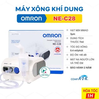 ✅ Máy Xông Mũi Họng, Khí Dung Omron NE-C28 Điều Trị Về Đường Hô Hấp Hiệu Quả - Thương Hiệu Nhật Bản