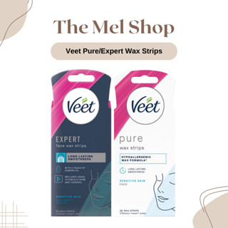 Wax Veet Tẩy Lông Mặt, Ria Mép Veet Pure/Expert Wax Strips