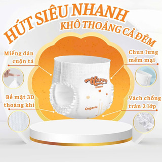 [RẺ VÔ ĐỊCH] 100 miếng Bỉm HARRA đủ size M đến 7XL