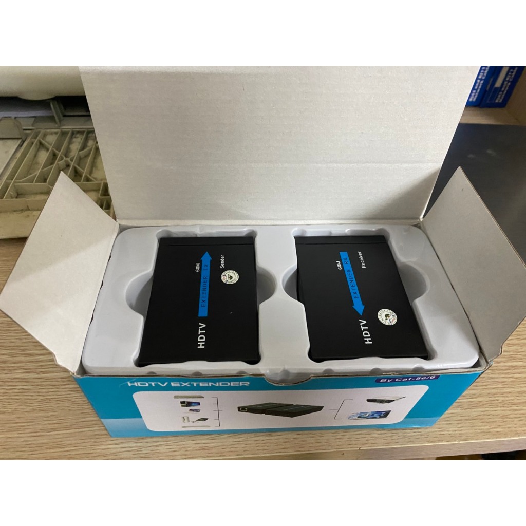 Bộ HDMI to lan 60m. kéo dài HDMI 60m qua dây LAN cho Camera, PC, Máy Chiếu