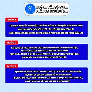 Bột pha nước rửa chén 20L SONGCHAU hương Chanh