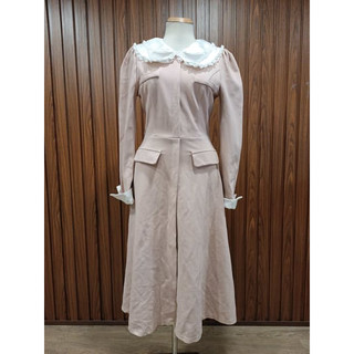 FOR WIND STUDIO thanh lý - Đầm tay dài cổ bèo bymo - Size M