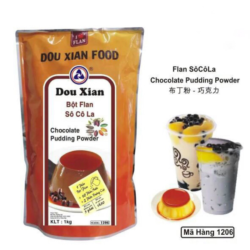Bột Plan Pudding Douxian Hàng Huy  - ( 1kg )