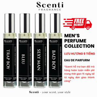 Bộ Sưu Tập Nước Hoa Nam Scenti Hương Thơm Mạnh Mẽ, Sang Trọng, Cuốn Hút, Chai Xịt 10ml