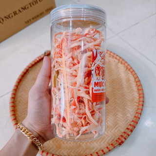 Khô Mực Xé Sợi Hấp Nước Dừa hộp 250Gr | Đồ Ăn Vặt Như bình shop