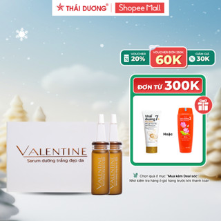 Combo 2 Serum dưỡng trắng đẹp da Valentine hộp 2 lọ x 10 ml - Sao Thái Dương