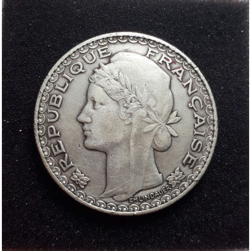 Xu 1 Piastre Silver 1931 [ Indochine ], Chuẩn Bạc Cổ Sưu Tầm, đánh gió