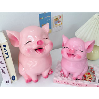  Heo HOT 3D tai vểnh ngậm tiền bản New sz Trung  C30xD22xR19  | ống tiết kiệm tiền Tiemheosoda 