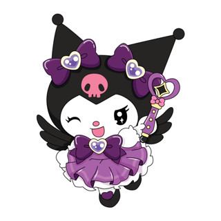 Sticker Kuromi Sanrio chống nước size lớn A3 trang trí đa năng TooYoo BK01452