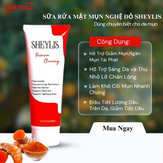 SỮA RỬA MẶT NGHỆ ĐỎ SHEYLIS PHÙ HỢP CHO DA DẦU MỤN,DA NHẠY CẢM, TUỔI DẬY THÌ, GIẢM MỤN, NGỪA THÂM 100ML Skincare Dưỡng D