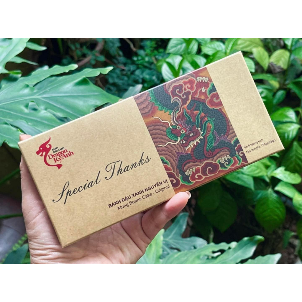 [Dragon Kỳ Anh] Bánh Đậu Xanh Nguyên Vị- Original Mung Beans Cake [Đặc sản Hải Dương]