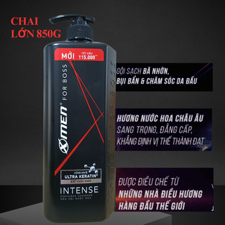 [Tặng Lăn Legend 40ml]Dầu Gội Xmen For Boss Hương Intense 850g