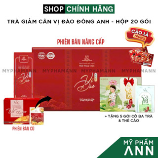 Trà Giảm Cân Vị Đào Đông Anh - Trà Thảo Dược Giảm Cân Nguyễn Huỳnh Như - Collagen X3