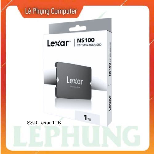 Ổ Cứng SSD LEXAR NS100 dung lượng 1TB - Ổ Cứng SSD Lexar Sata III - Hàng Chính Hãng