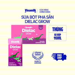  Sữa bột pha sẵn Dielac Grow - Thùng 48 hộp 110ml 