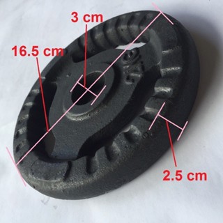 Tạ gang 3kg, Bánh tạ gang 3kg hình dạnh bánh tạ 3 cánh lỗ phi 30, dùng tạ tay, tạ đơn