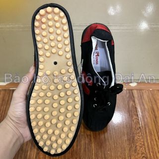 Giày bata Bình Minh đinh đen sọc đỏ