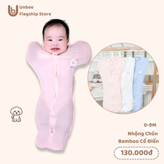 Nhộng Chũn Cho Bé Ngủ Ngon Unbee Chất Bamboo Mềm Mại Form Dáng Cổ Điển Co Giãn Đàn Hồi Chuẩn EASY