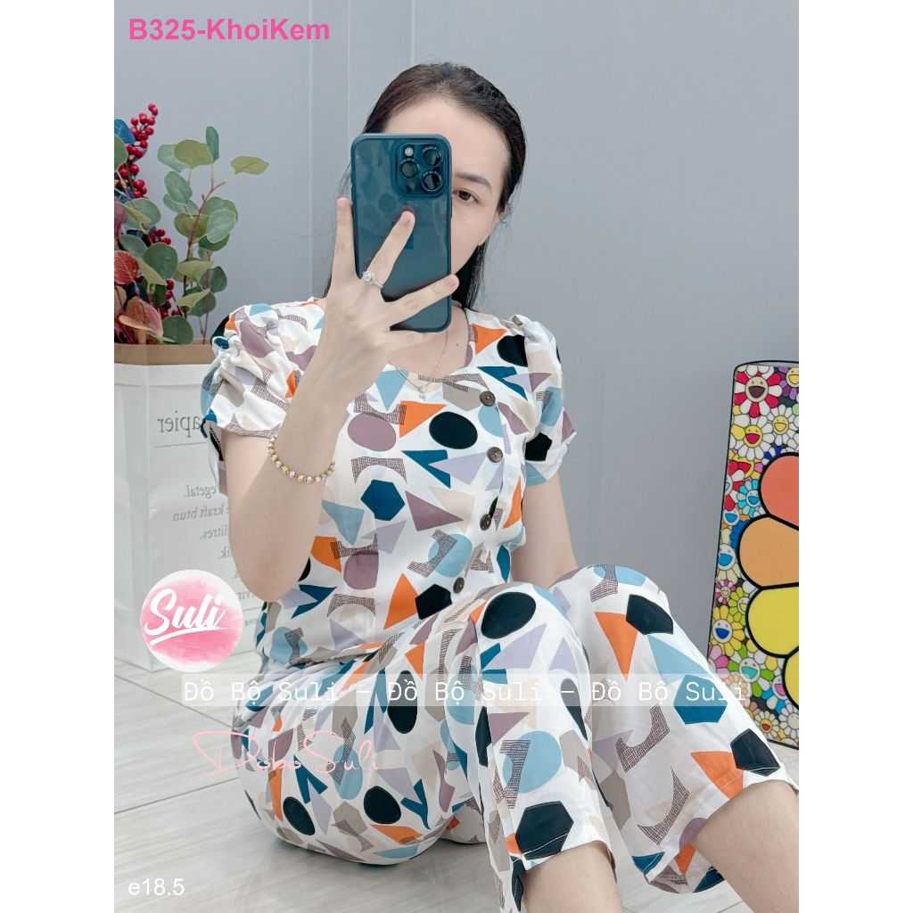 Bộ Dài Lụa Mango B325 - Đồ Bộ Suli