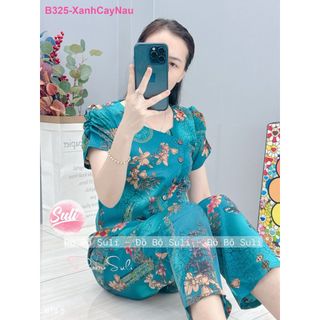 Bộ Dài Lụa Mango B325 - Đồ Bộ Suli