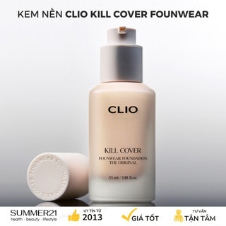  Kem nền CLIO KILL COVER FOUNWEAR FOUNDATION THE ORIGINAL 35ML 