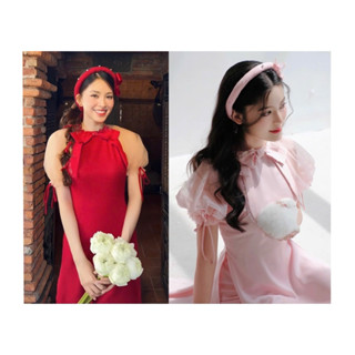 Áo dài An Cát lụa hàn châu kết hợp tay lưới trong bồng bềnh thiết kế Aguja