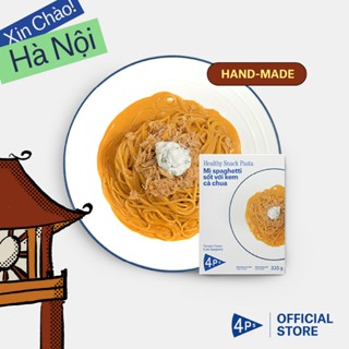 [Giao hoả tốc HCM & Hà Nội] Pizza 4P's Mỳ ý đông lạnh xốt kem cà chua và thịt cua - 335Gr